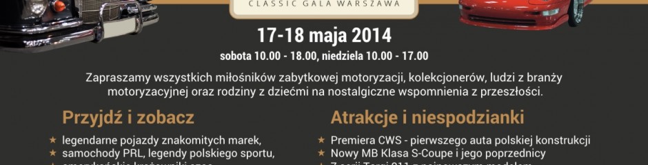 IV Targi Pojazdów Zabytkowych Auto Nostalgia w Warszawie