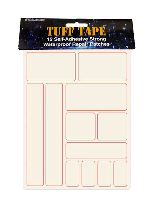 Stormsure TUFF Tape duży zestaw łat naprawczych - samoprzylepne, wodoodporne